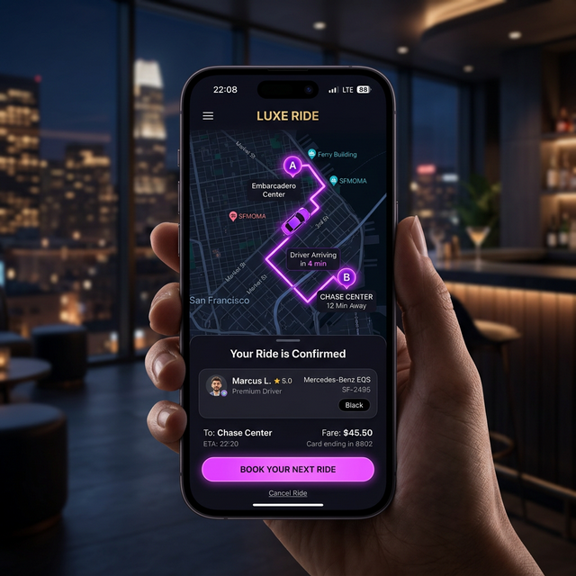 Ali bin Ali App Map Mockup